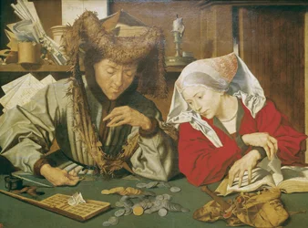 Der Geldverleiher und seine Frau
